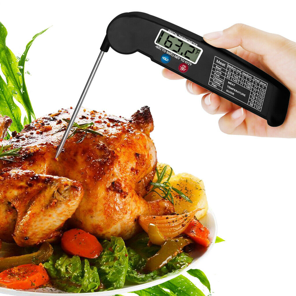 Digital Meat Thermometer - Instant Read for Kitchen, Oven, Grill, Smoker, and BBQ Accessories