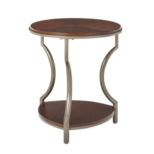 Transform Your Space with the Timeless Elegance of the Miles Round End Table