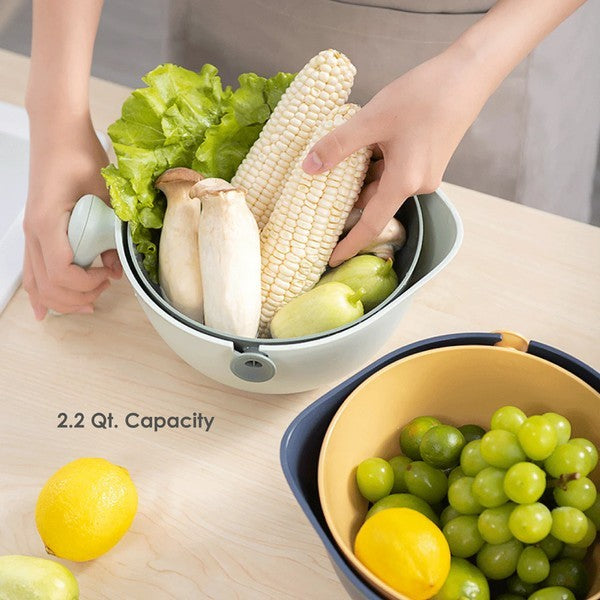 Revolutionize Your Kitchen: The Award-Winning Rotating Colander That Makes Meal Prep Effortless