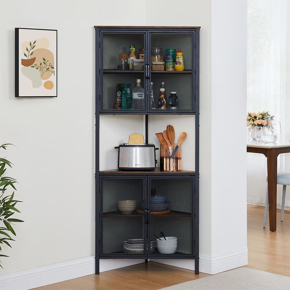 Reimagine Your Home: The Sleek, Space-Saving 6-Tier Metal Cabinet That Does It All